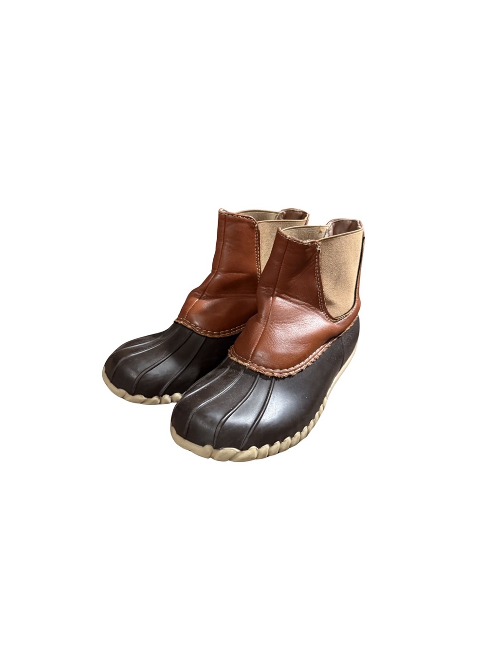 Outwoods Brown and Dark Brown Kids Waterproof Boots